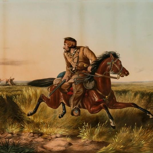 A Prairie Hunter--One Rubbed Out
