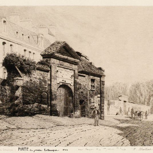 Rue de l'Est, Boulevard de Sébastopol. Porte du jardin botanique, 1862. / 10.