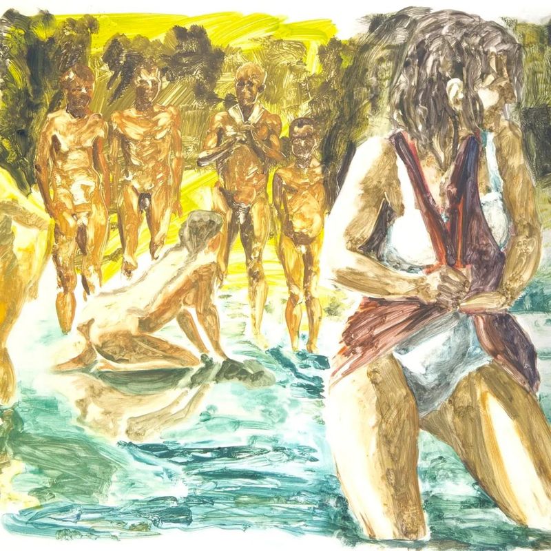 Untitled (Group in Water)