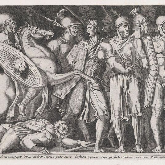 Speculum Romanae Magnificentiae: Trajan Fighting the Dacians