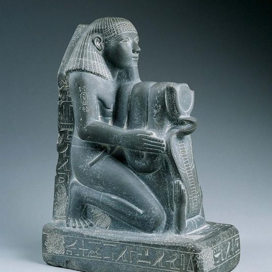Kneeling Statue of Senenmut, Chief Steward of Queen Hatshepsut
