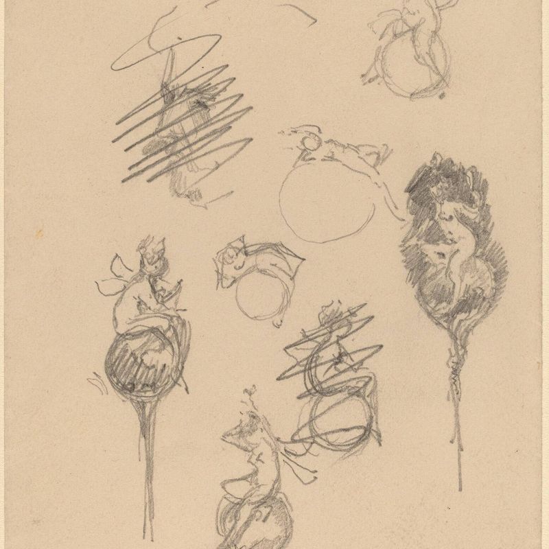 Studies for Jewelry Designs [recto]