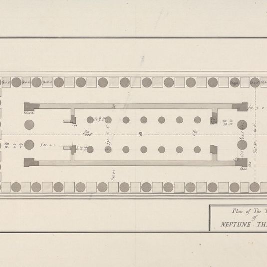 Plan of the Temple of Neptune the King