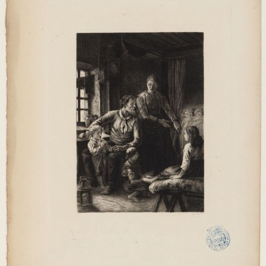 La légende des Siècles volume IV, les pauvre gens, "tiens dit-elle en tirant les rideaux, les voilà ".