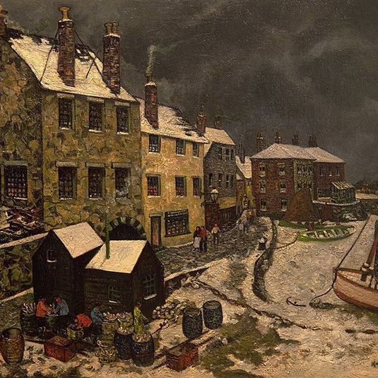 Around the Harbor, Winter, St. Ives