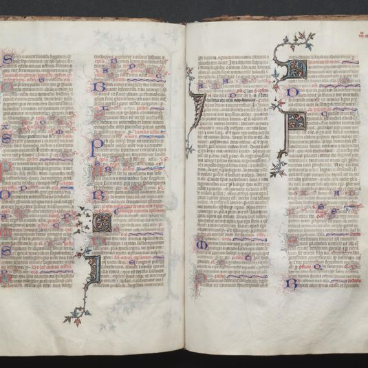 The Gotha Missal:  Fol. 110v, Text