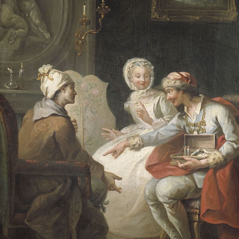 Le Marchand d'orviétan ou l'opérateur Barri