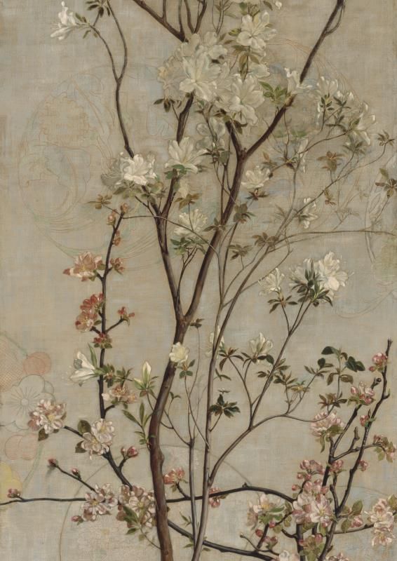 Still Life with Azaleas and Apple Blossoms