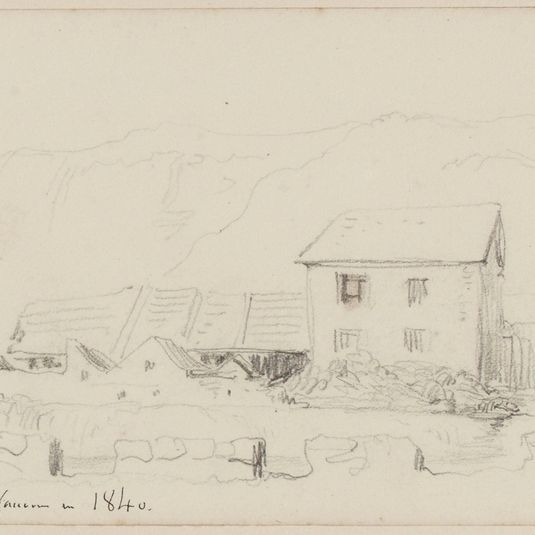 La voierie de Montfaucon en 1840.