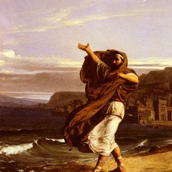 Demosthenes Practicing Oratory