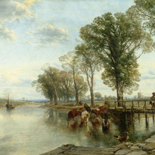 Audio description for Trentside by Thomas Creswick