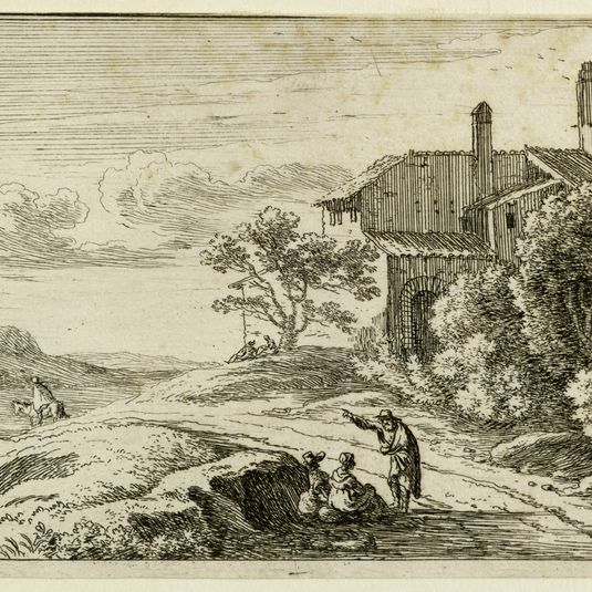 La tour aux quatres pointes (Bartsch 44)