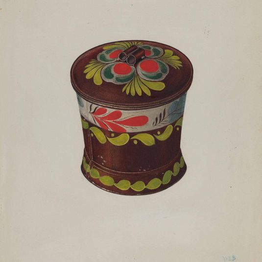 Toleware Sugar Bowl