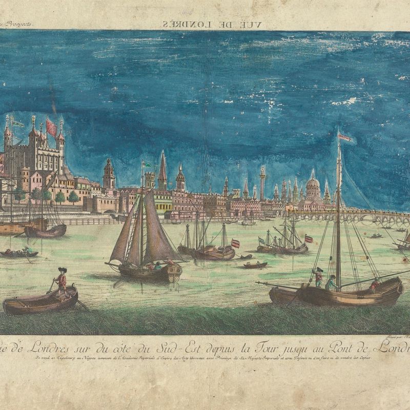 Vue de Londres sur du cote du Sud