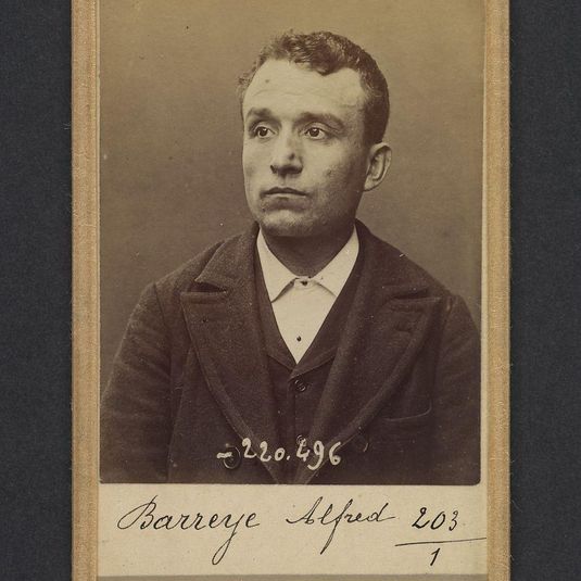 Barreyre. Alfred. 30 ans, né le 30/6/64 à Brassac (P. de Dôme). Gérant de restaurant. Anarchiste. 2/7/94.