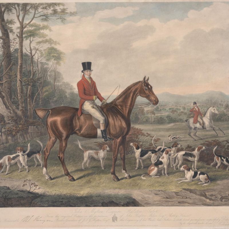 [Fox-hunting] John Mytton, Esquire, Halston, Salop