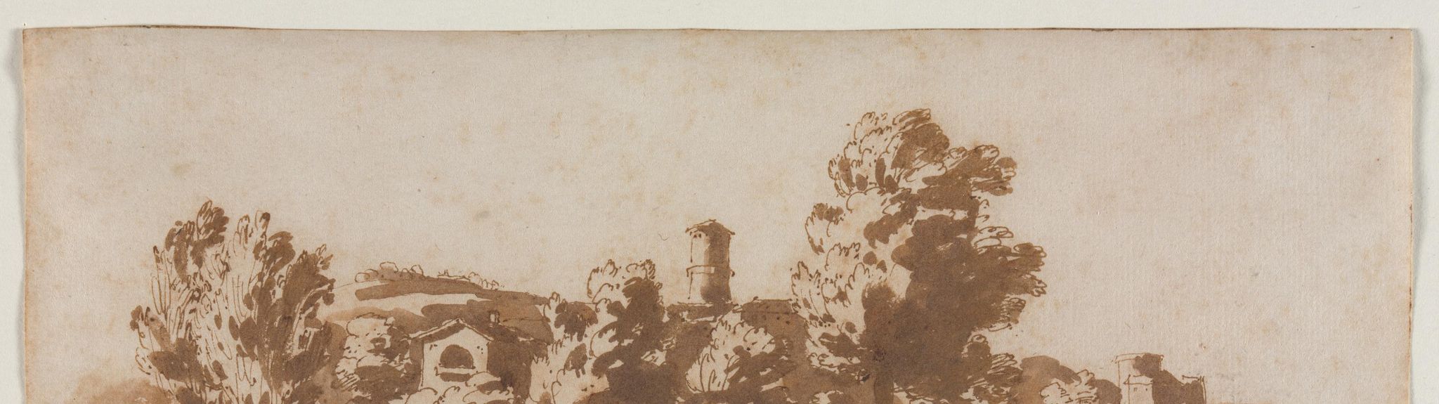 Landscape with Fortification Between Marino and Frascati
