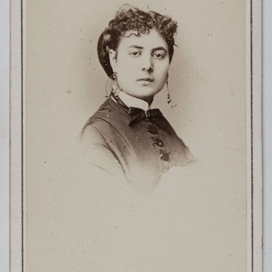 Portrait de Delphine de Lissy ou Lizy, (actrice)