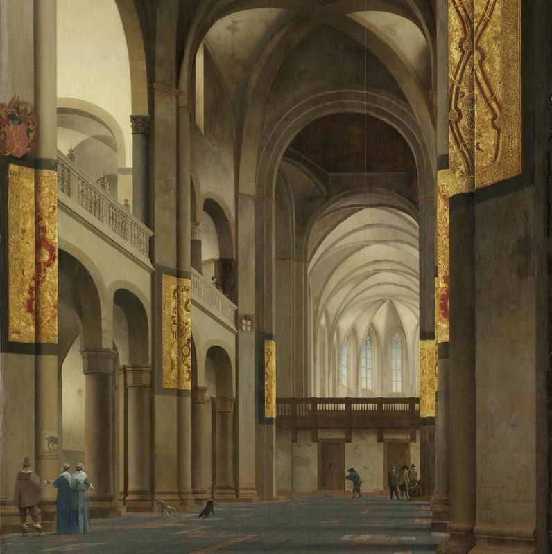 The Nave and Choir of the Mariakerk in Utrecht