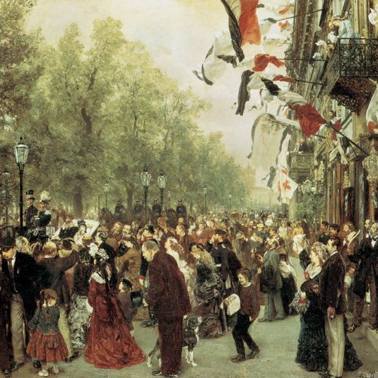 Departure of King Wilhelm I for the Army, July 31, 1870