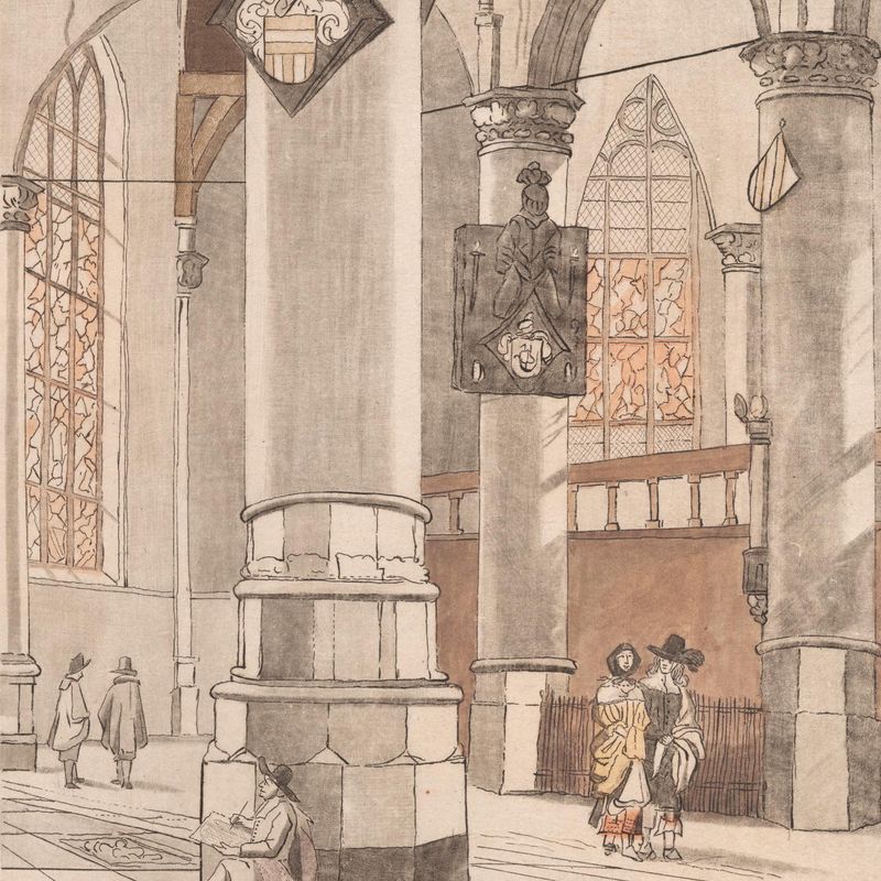 Church Interior after Pieter Saenredam
