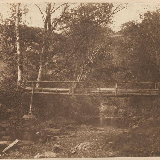 Landscape with Trees and Bridge