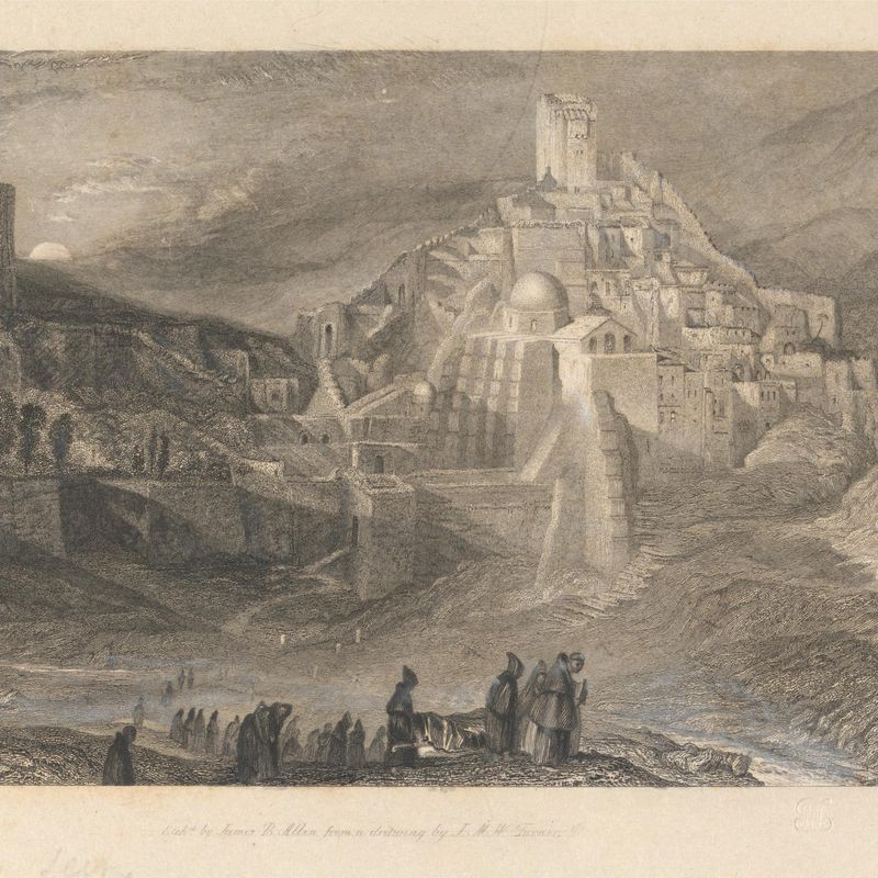 Santa Sabas and the Brook Kidron