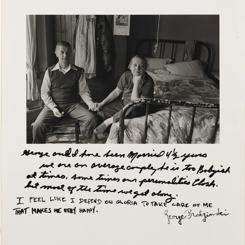 Untitled--George and I have been married 4 1/2 years we are an average couple, he is too babyish at times, some times our personalities clash. but most of the time we get along. I feel like I depend on Gloria to take care of me that makes me very happy.