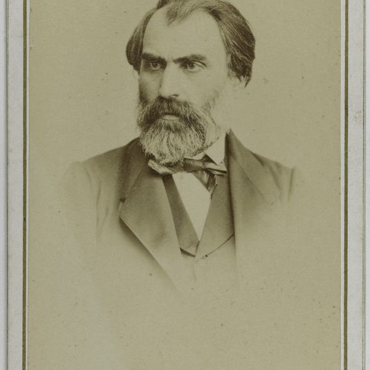 Portrait de Pelletan Eugène, (1813-1884), (écrivain, sénateur, homme politique, membre du gouvernement en 1870)