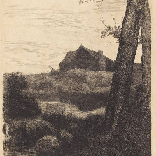 Farm with Large Tree (La ferme au grand arbre)