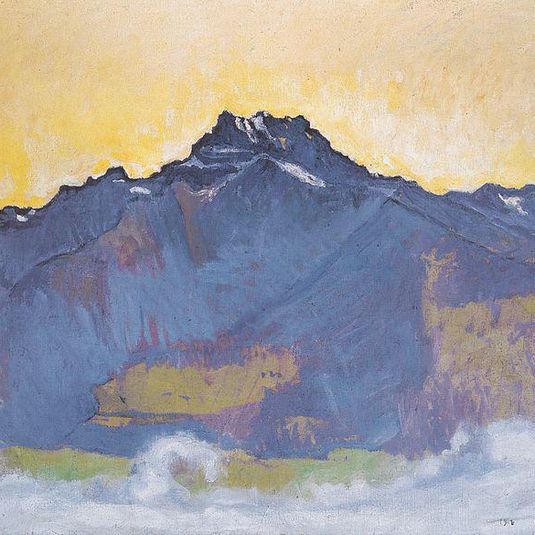 Die Dents du Midi von Chesières aus