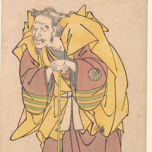 Nakamura Tomijuro as an Old Man with a Scanty Beard