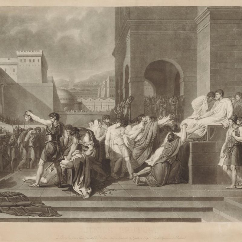Brutus Condemning His Sons to Death