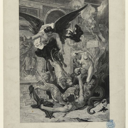 Allégorie de l'Année Terrible de Victor Hugo