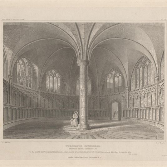 Worcestershire Cathedral, Chapter House looking S.W.