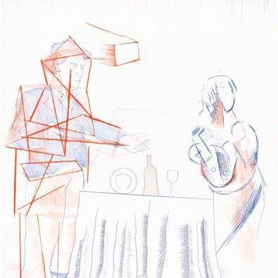 Figures with Still Life