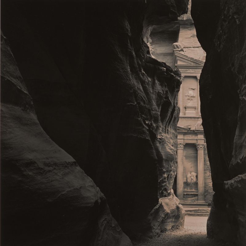 El Khazneh from the Siq, Petra, Jordan