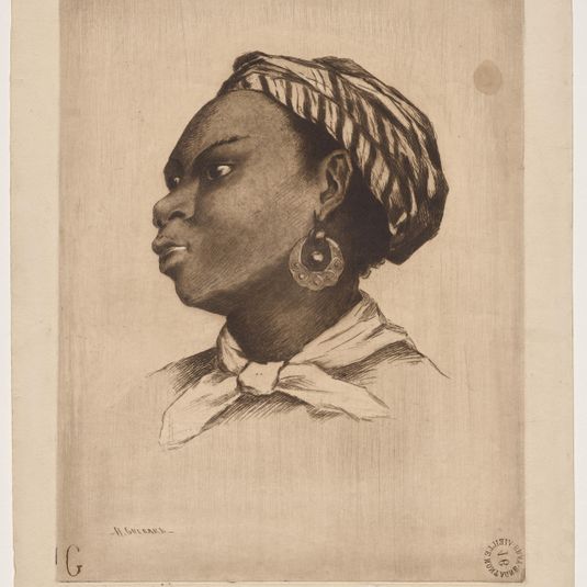 An African Woman, after Eva Gonzalès