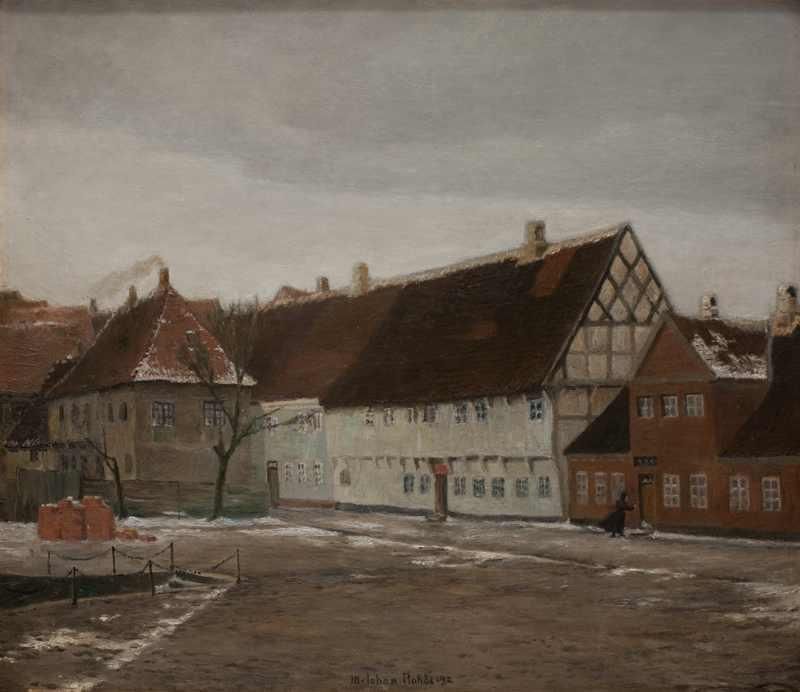 Winter Evening in Ribe, Jutland