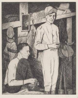 In the Jockey Room