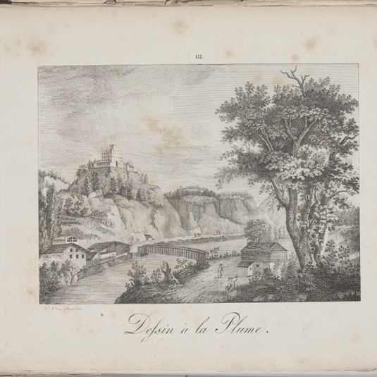 Art of the Lithograph: Landeck in Tirol, Plate III