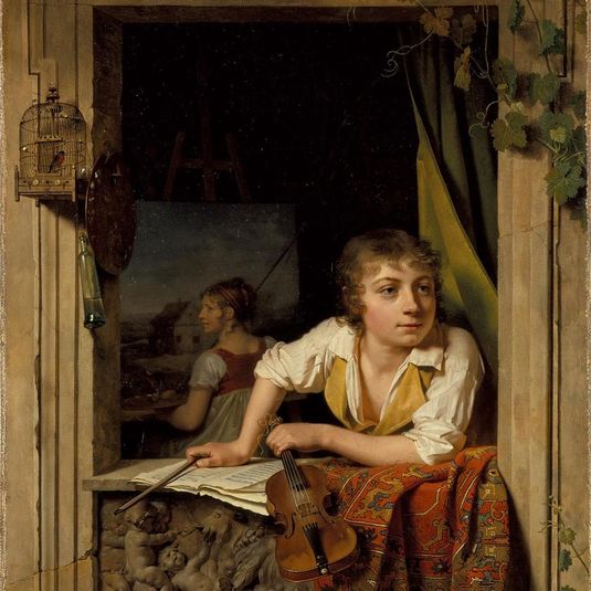 Painting and Music (Portrait of the Artist's Son)