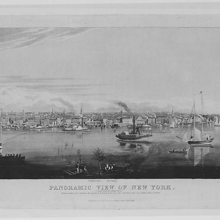 Panoramic View of New York Taken from the North River