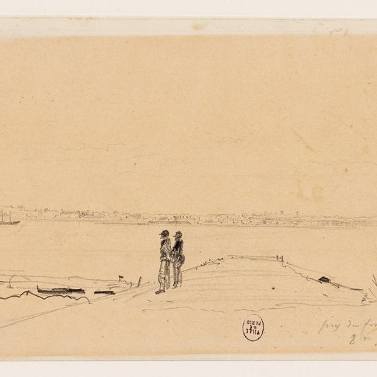 Vue prise du Fort de Médoc