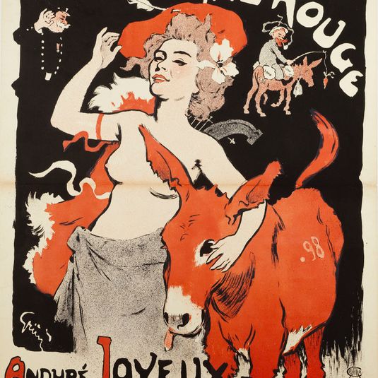 CABARET LITTERAIRE 28 AVE TRUDAINE/ L'ANE ROUGE/ ANDHRE JOYEUX DIRECTEUR/ à 9 H 1/2 AUTEURS, POETES, CHANSONNIERS