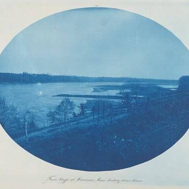 From Bluffs at Merrimac, Minn. Looking Downstream