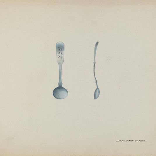 Silver Salt Spoon