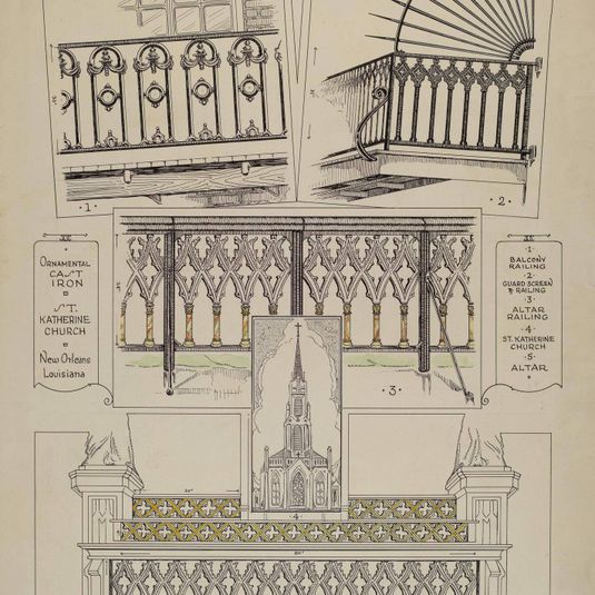 Cast Iron Balcony Rail