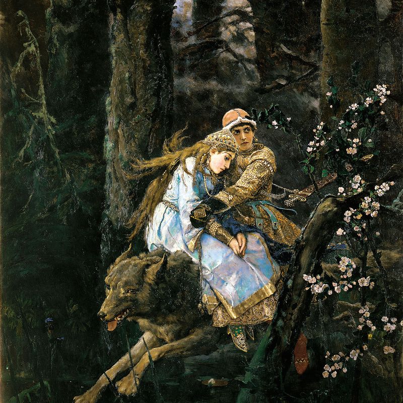 Ivan Tsarevich on the Grey Wolf