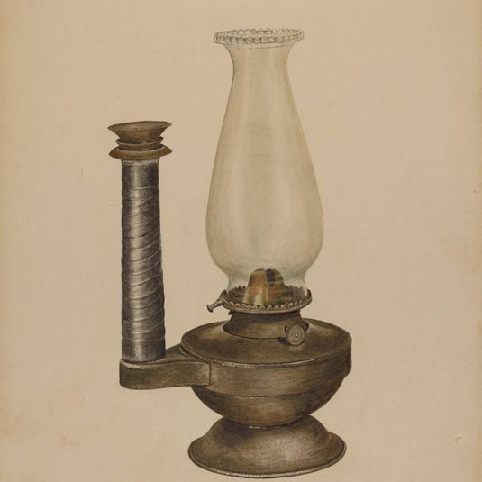 Combination Lamp/Candle Holder